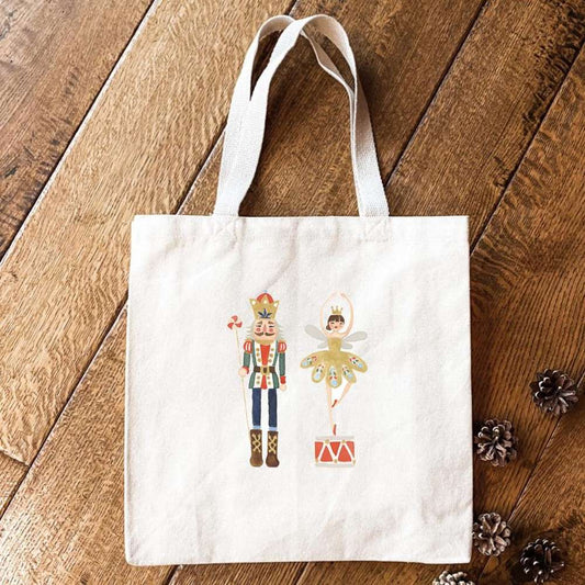 Nutcracker & Snow Queen Canvas Tote Bag