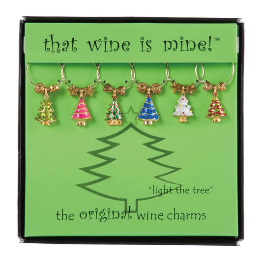 Christmas Tree Wine Charms
