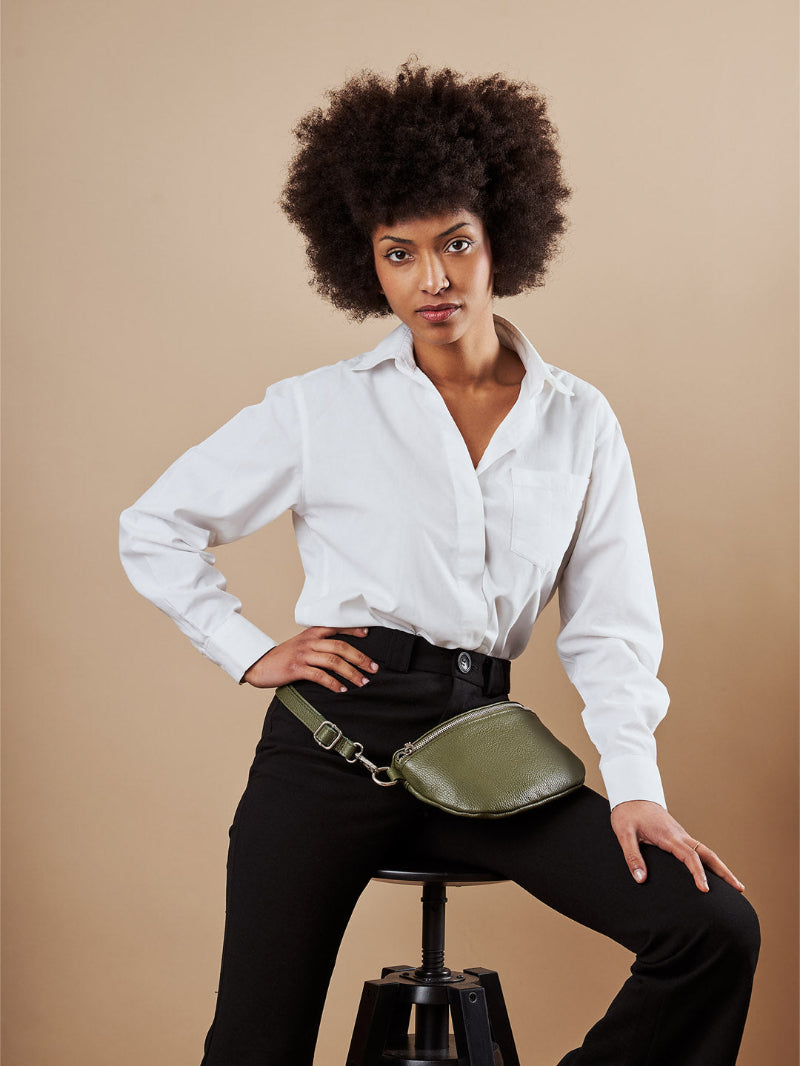 Roam Convertible Leather Crossbody