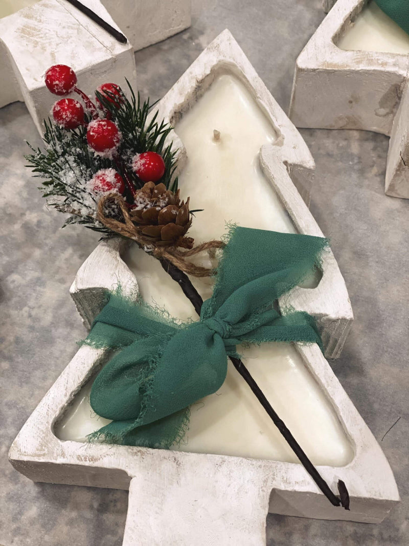 Holiday Evergreen Candle