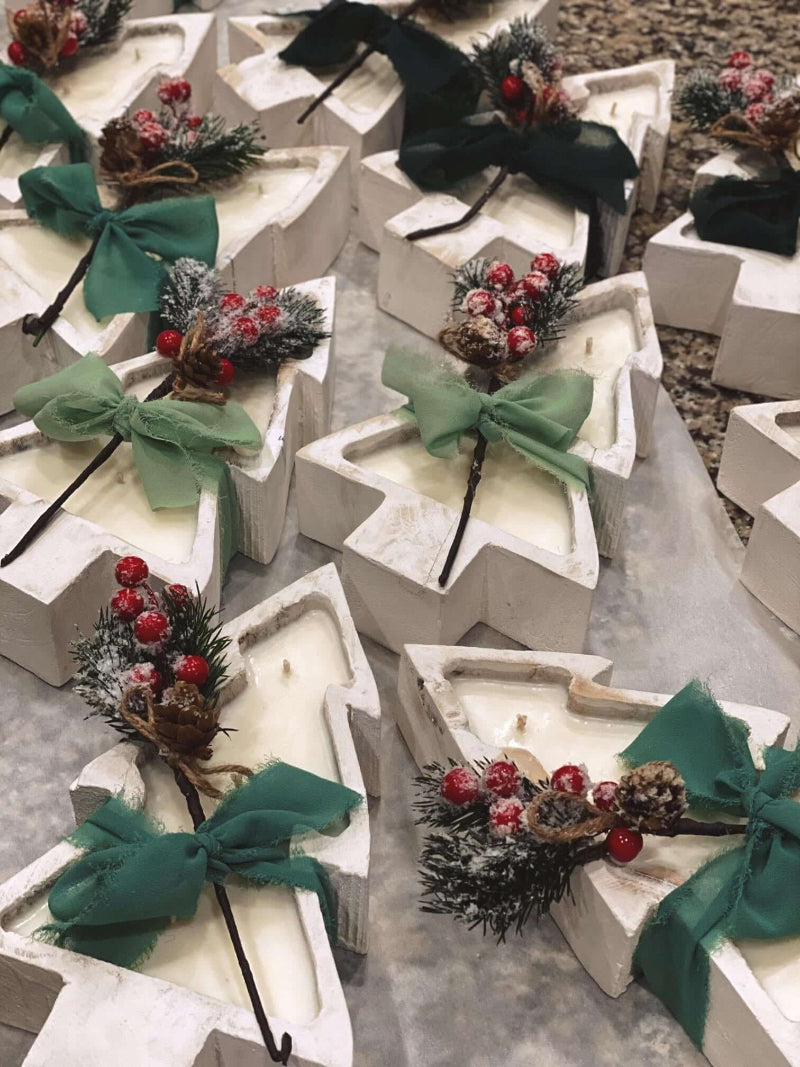 Holiday Evergreen Candle