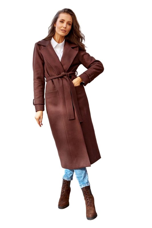 Classic Wool Belted Coat