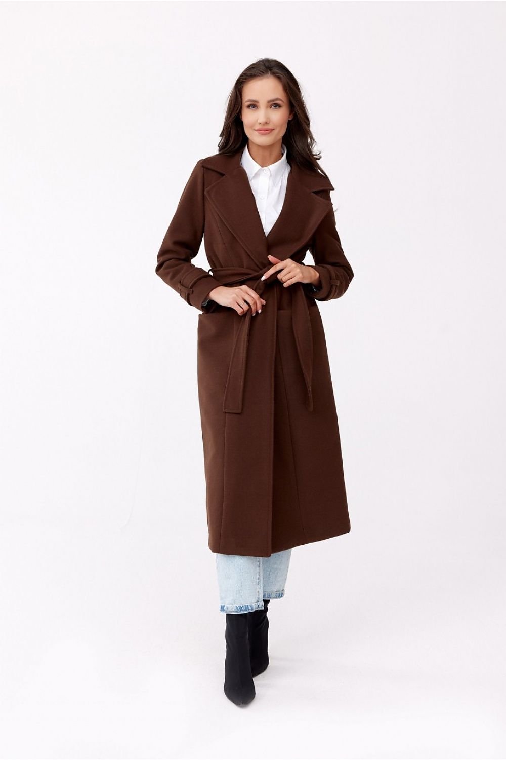 Classic Wool Belted Coat