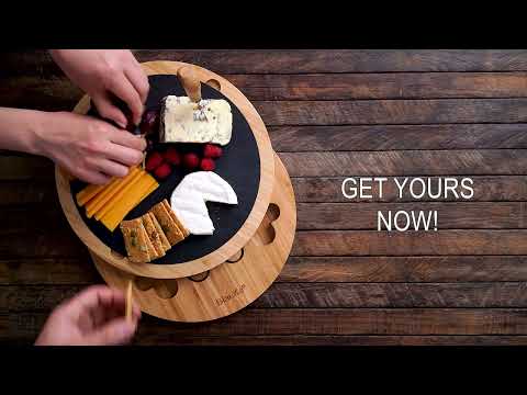Swivel Bamboo Charcuterie Board