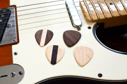 Hardwood Guitar Picks | Set of 4