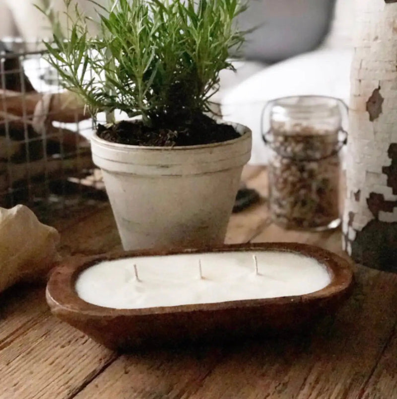 Amber Noir 3-Wick Dough Bowl Candle
