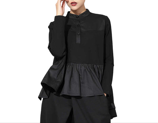 Homura Button Up Ruffle Shirt