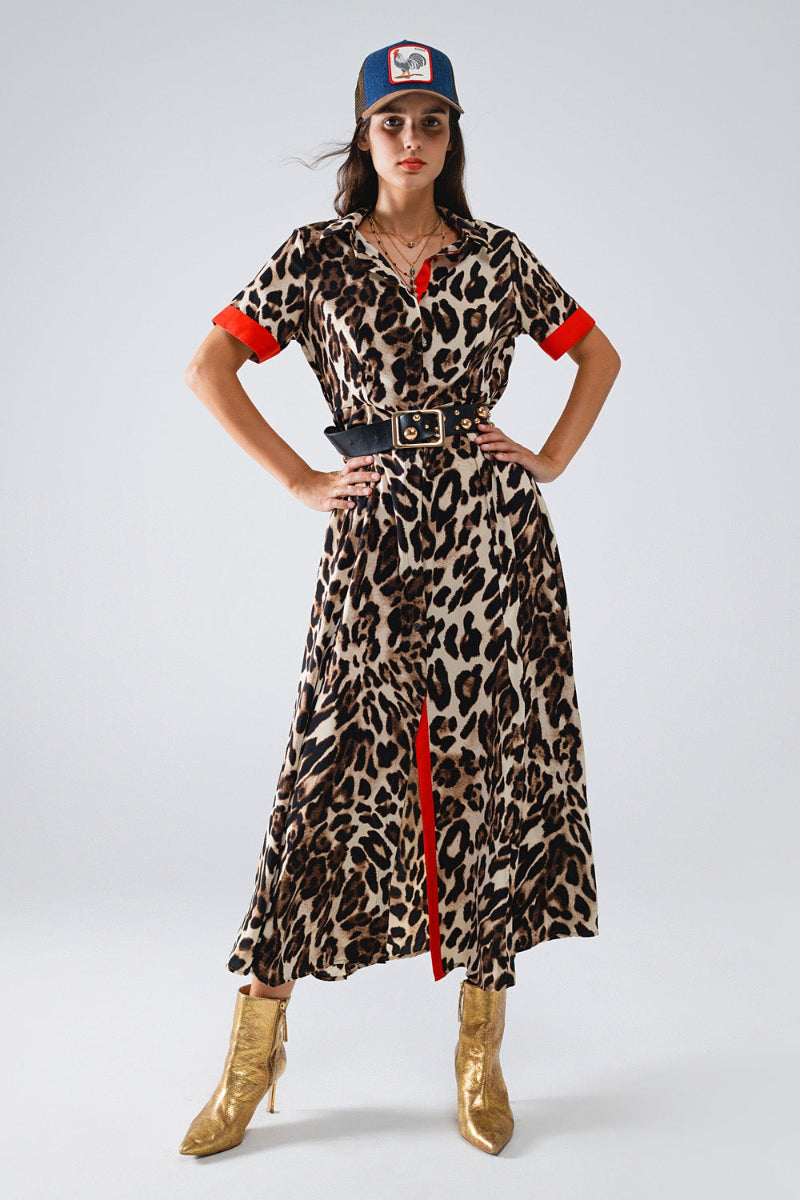 Leopard Maxi Dress