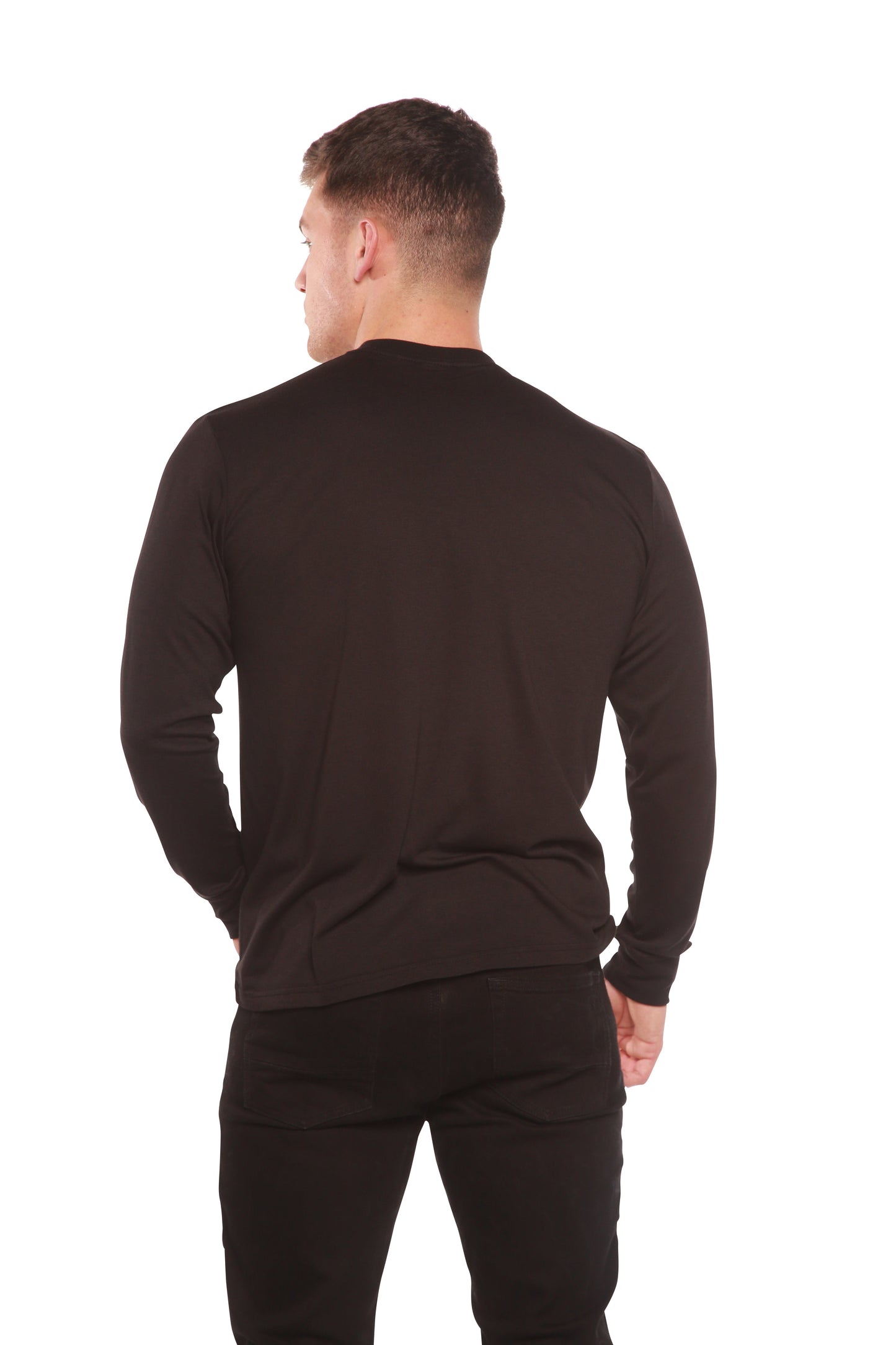 Men's Bamboo Viscose/Organic Cotton Long Sleeve T-Shirt