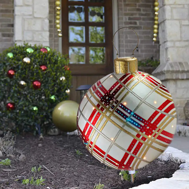 Merry & Bright Oversized Outdoor Ornaments