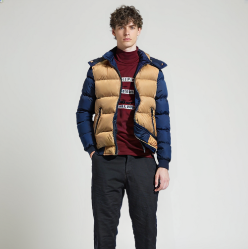 Puffer Jacket with Removable Hood