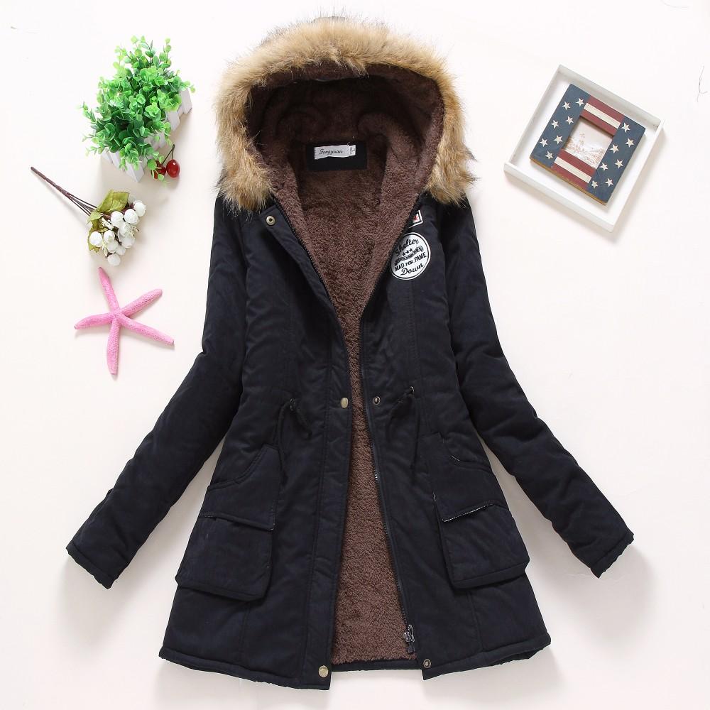 Feather-Lined Corduroy Parka