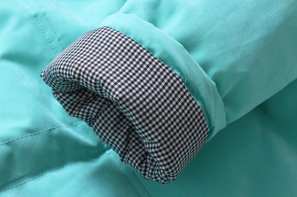 Feather-Lined Corduroy Parka