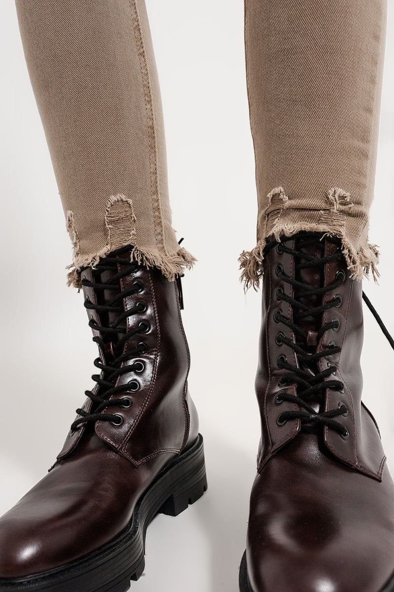 Urban Beige Skinny Jeans