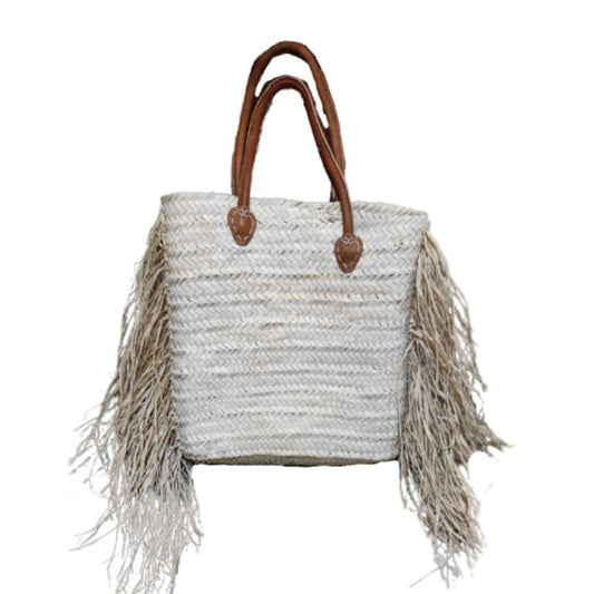 Charlotte Raffia Basket Bag