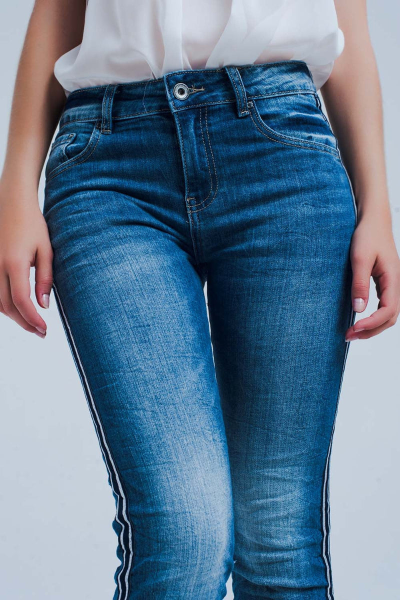 Side Line Skinny Jeans