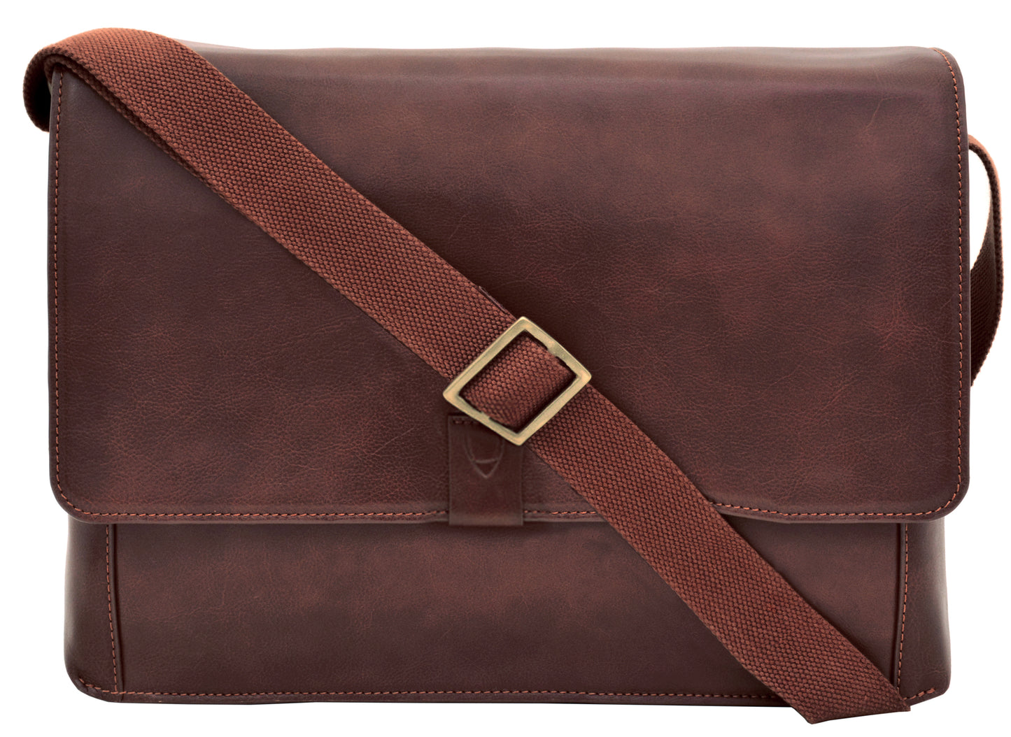 Aiden Leather Messenger Bag