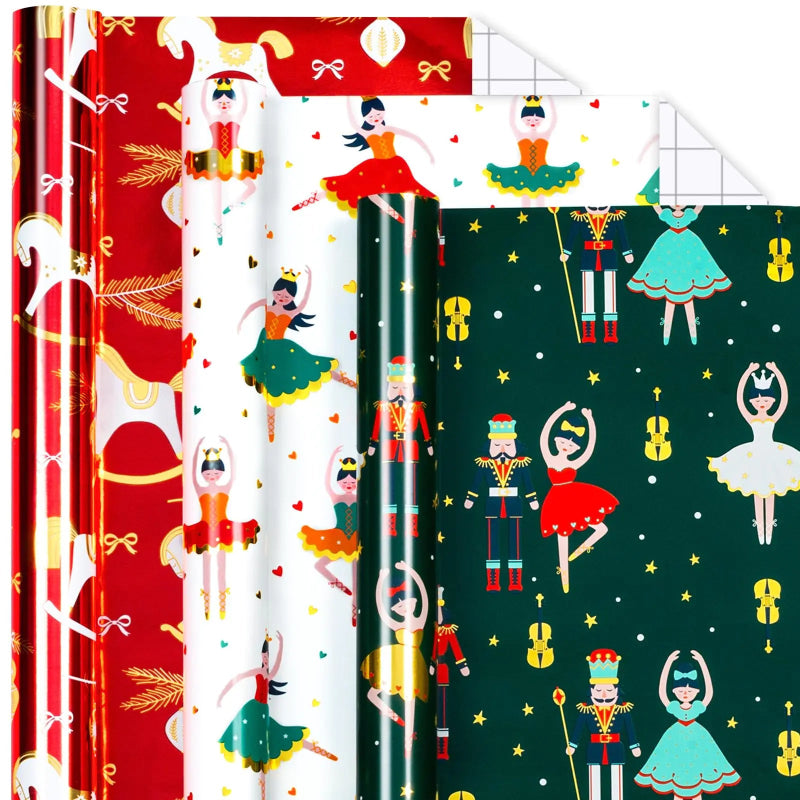 Nutcracker Ballet Wrapping Paper Set