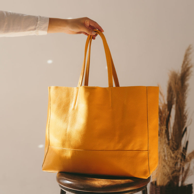 Roma Everyday Tote Genuine Italian Leather